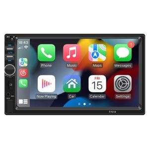 Radio Car Stereo Touch Screen 2DIN MP5 Player Carplay Android Auto BT Aux TF USB