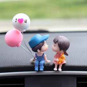 tools all cars, camping Car accessories Car Decoration Cute Cartoon Couples Action Figure Figurines Balloon Auto Decoration Interior Dashboard Accessories Gifts