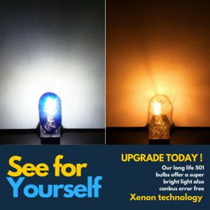 tools all cars, camping Car spare parts Xenon led parking lights not to be missed! 501 T10.