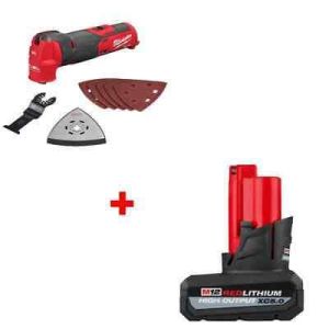 Milwaukee 2526-20 M12 FUEL Multi-Tool w/ FREE 48-11-2450 M12 XC5.0 Battery Pack