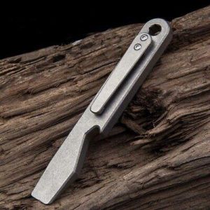 New Titanium Alloy Pocket Pry Bar Crowbar Opener Portable Outdoor EDC Multi Tool