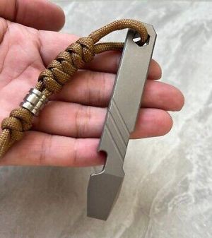 New Titanium Alloy Multi Tools Pry Bar Crowbar Bottle Opener Wrench Outdoor EDC