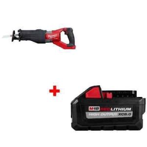 Milwaukee 2722-20 M18 FUEL SUPER SAWZALL w/ FREE 48-11-1880 M18 XC8.0 Battery